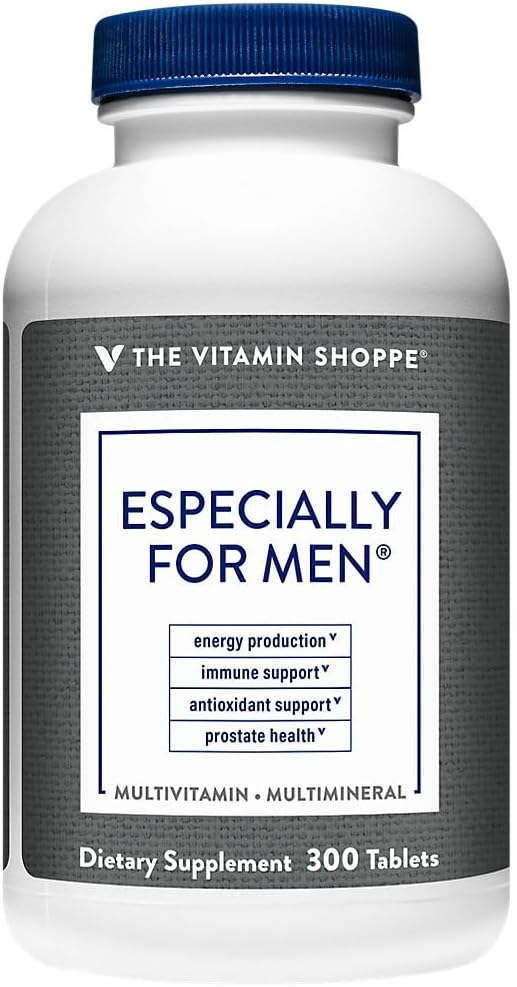 The Vitamin Shoppe Men’s Multivitamin, Complete Daily Multi with Essential Vitamins & Minerals, 300 Tablets - görsel 1