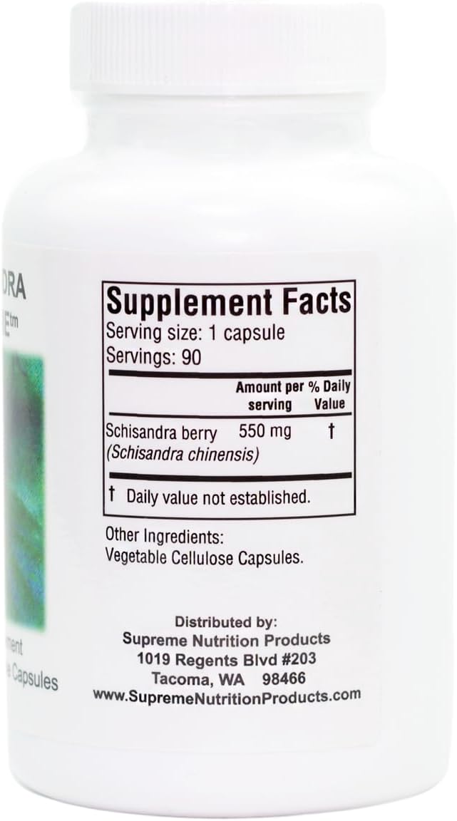 Supreme Nutrition Schisandra Supreme, 90 Capsules - görsel 3