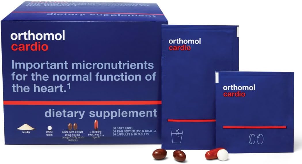 Orthomol Cardio – 30-Day Supply for Cardiovascular Health with Essential Nutrients - görsel 1