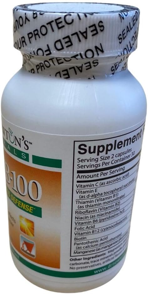 Vital B100 Vitamin B Complex Food Supplement - 60 Capsules - görsel 4