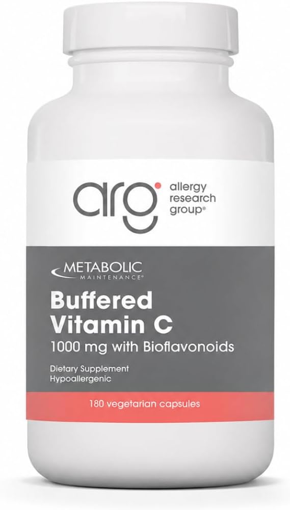 Metabolic Maintenance Vitamin C 500 mg Buffered with Mineral Ascorbates - Hypoallergenic Support for Immune Function - görsel 1