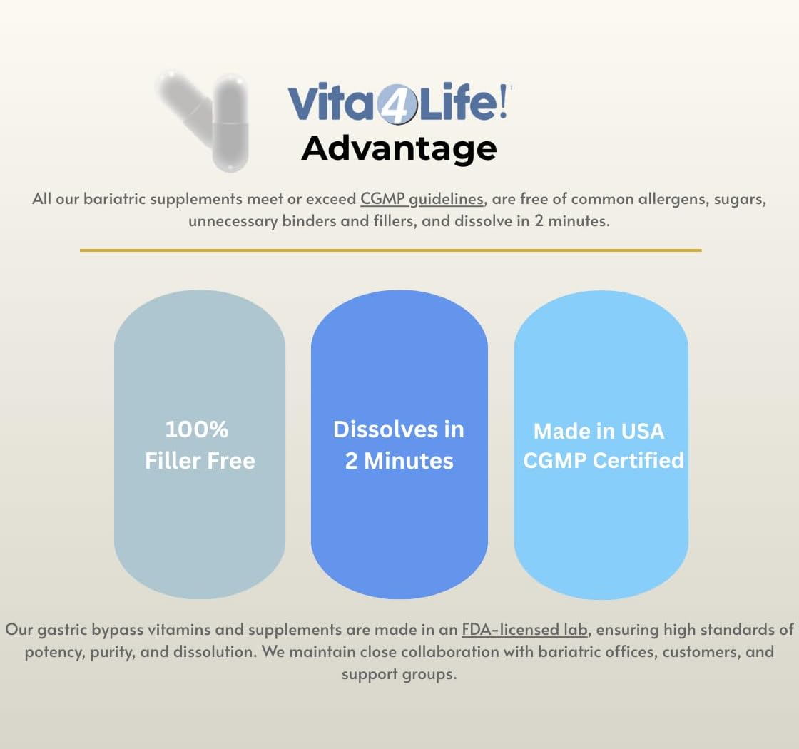 Vita4Life!® Multi-Standard Formula • Complete Vitamin & Mineral Complex • 360 Capsules • Fast-Dissolve Veggie Caps • No Fillers, GMO, Gluten, Dairy • 50+ Nutrients (A-Zinc) - görsel 8
