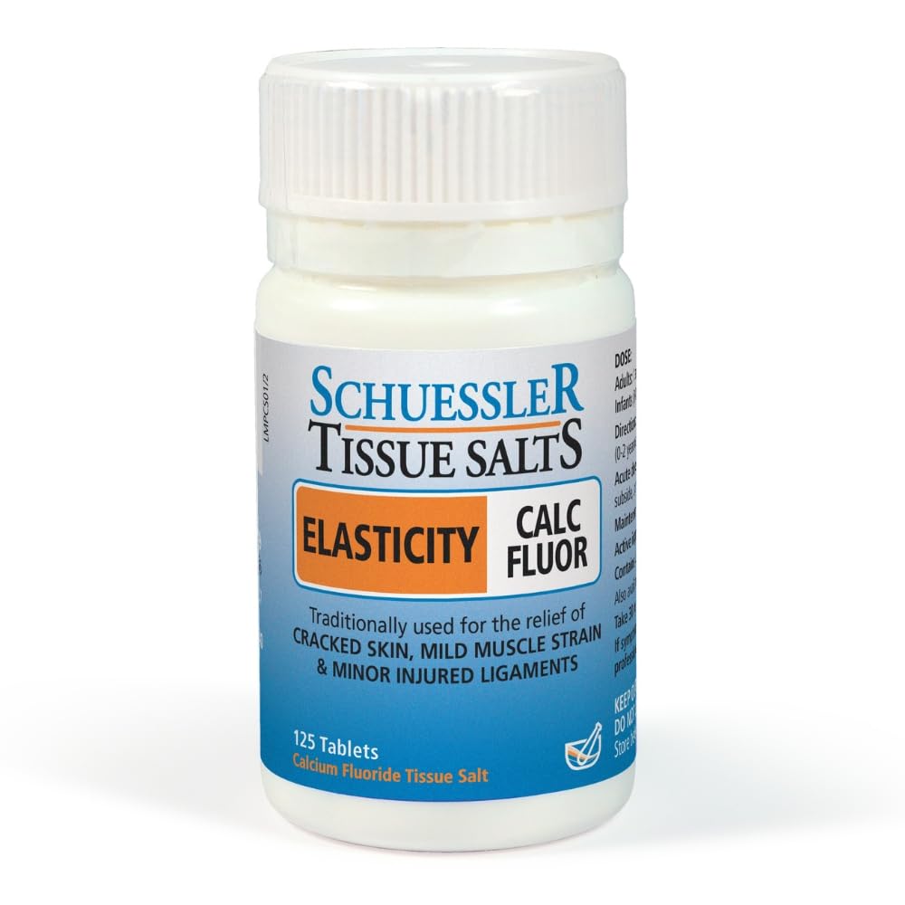 Schuessler Tissue Salts Calc Fluor No. 1, 6X Cell Salts, 125 Tablets - görsel 1