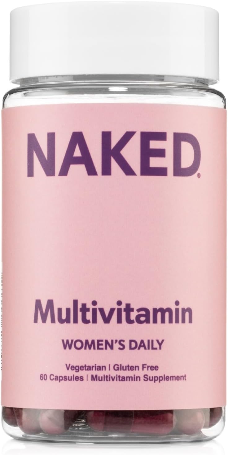 NAKED Nutrition Women's Multi - Daily Multivitamin with Iron & Super Greens, 60 Capsules - görsel 1