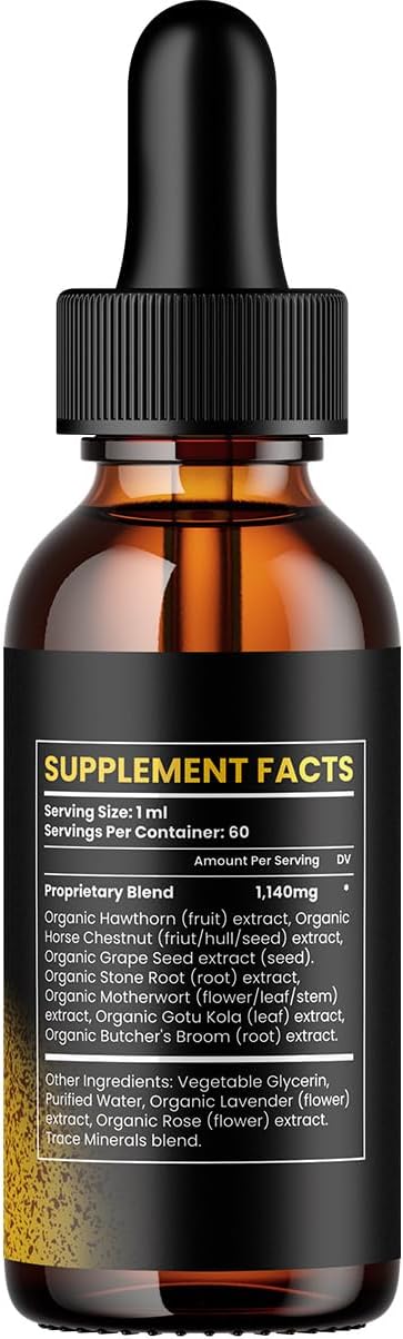 Enki Elixir Drops – Natural Herbal Liquid Food Supplement – 5 Pack (5 Month Supply)