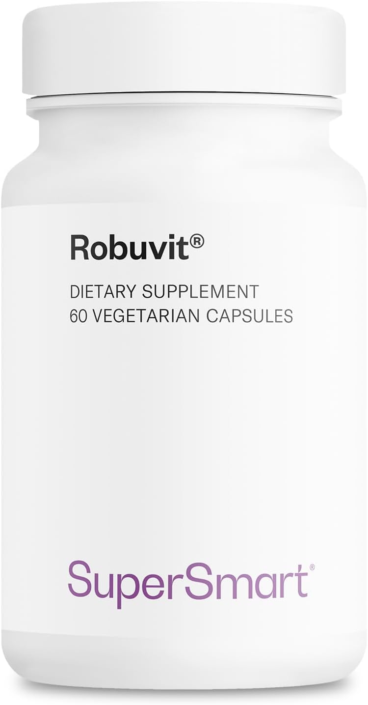 Supersmart Robuvit (French Oak Wood Extract) 200mg - Energy & Antioxidant Supplement, 60 Vegetarian Capsules - görsel 1