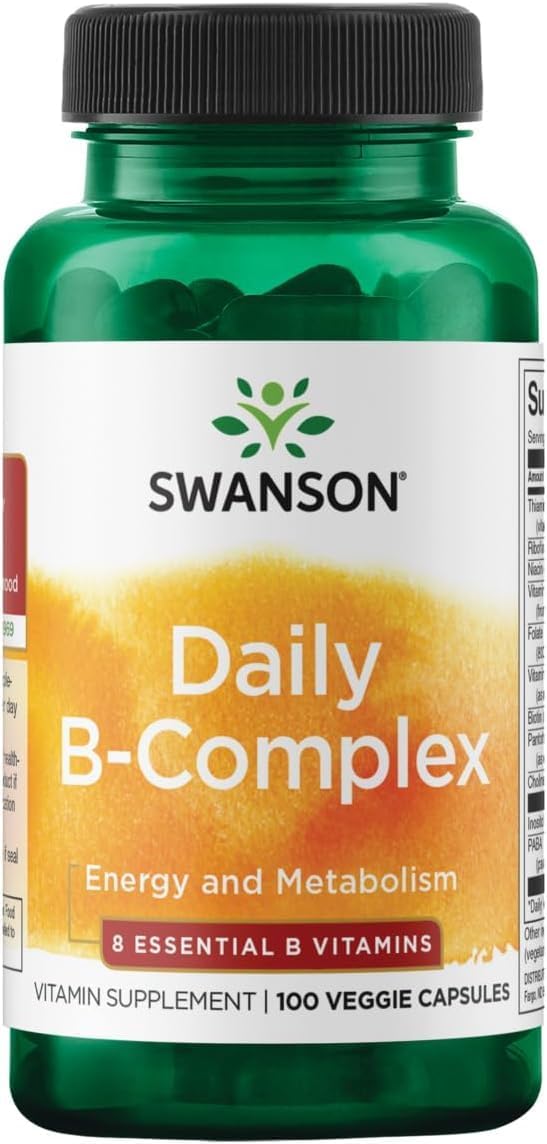 Swanson Daily B-Complex 100 Veg Caps - görsel 1