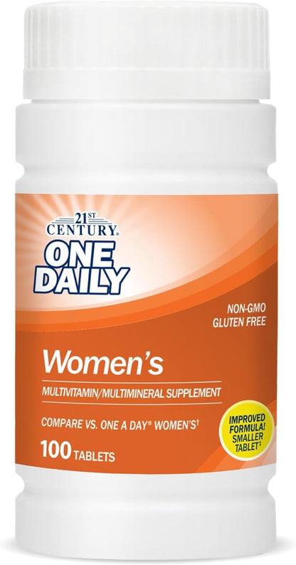 21st Century Women's One Daily Multivitamin Multimineral Supplement - 100 Tablets (Pack of 2)