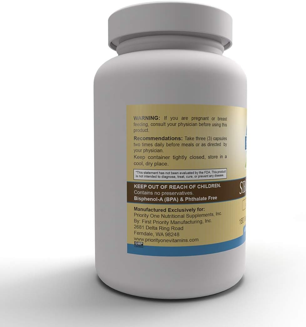 Priority One Vitamins SIBO-Rebuild 180 Vegetarian Capsules - görsel 5