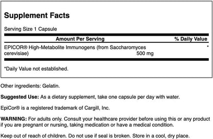 Swanson EpiCor High-Metabolite Immunogens - 500 mg, 30 Capsules
