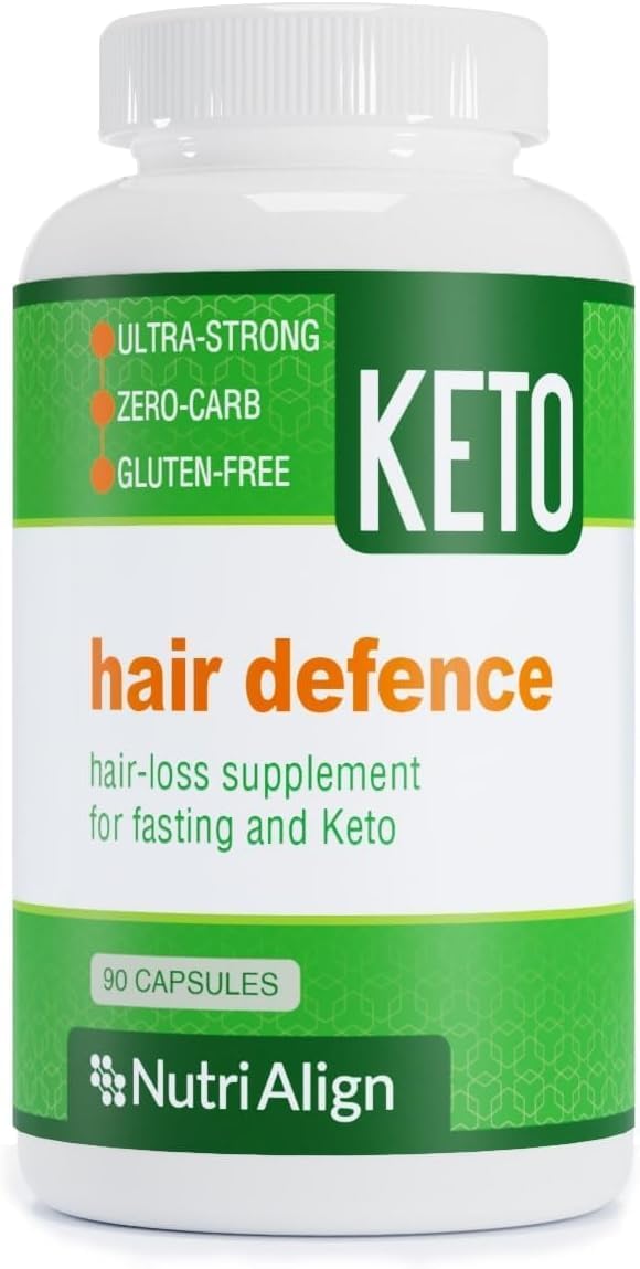 Nutri-Align Hair Defence Biotin Complex - 2500mcg Biotin with Vitamin A, Folic Acid & Calcium, 90 Capsules - görsel 1