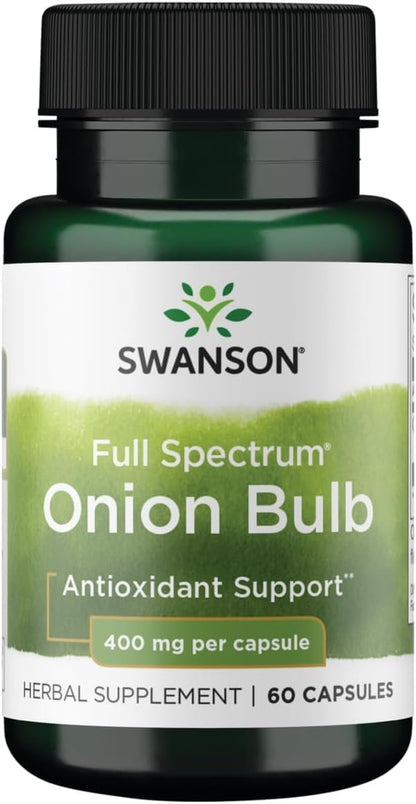 Swanson Full Spectrum Onion (Bulb) 400 mg 60 Capsules