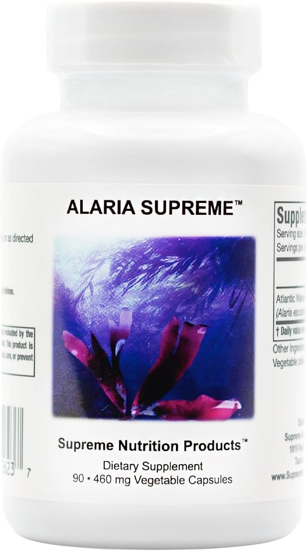 Supreme Nutrition Alaria Supreme - 90 Pure Atlantic Wakame Vegetarian Capsules - görsel 1
