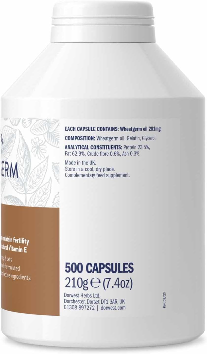 Capsules with Wheatgerm Oil for Dogs and Cats by Dorwest - görsel 3
