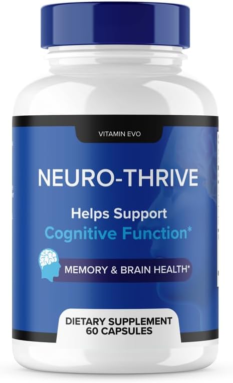 Neuro Thrive Brain Supplement - PQQ for Memory and Focus - 5 Pack (300 Capsules) - görsel 2