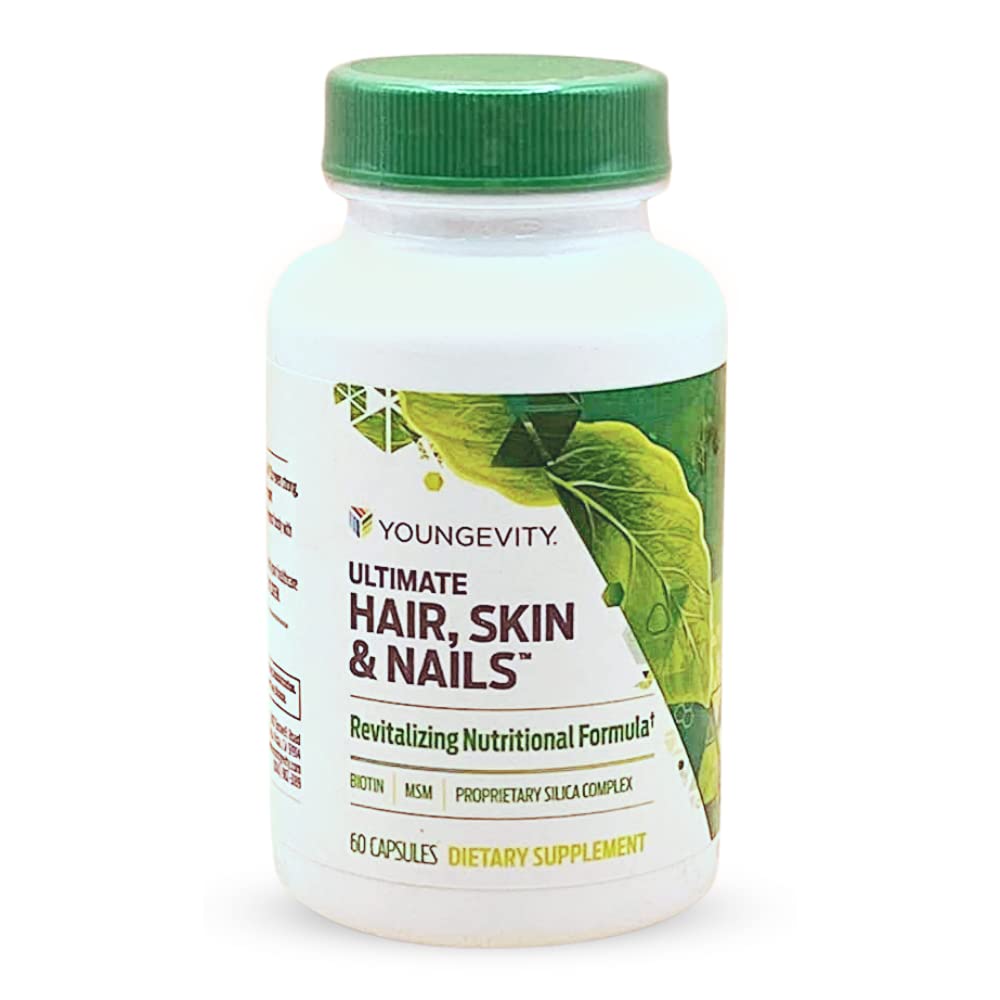 Youngevity Hair Skin and Nails Formula - 60 Capsules - görsel 1
