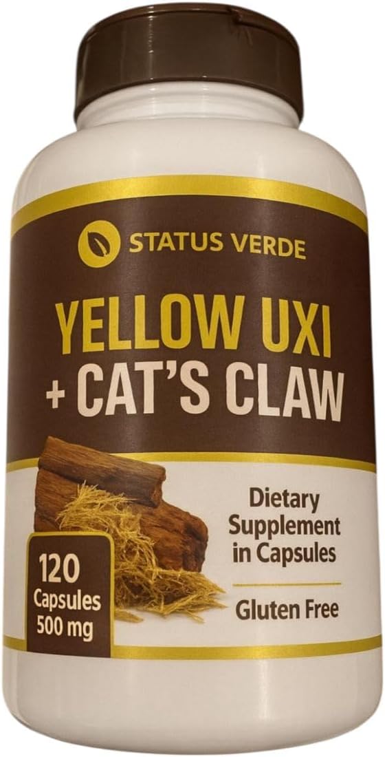 Yellow Uxi + Cat's Claw - 120 Capsules, 500mg Food Supplement - görsel 1