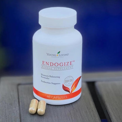 Young Living EndoGize - Hormonal Health Support with Essential Oils, 60 Capsules