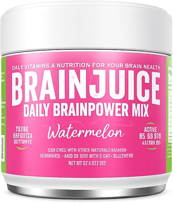 BrainJuice Nootropics Brain Support Supplement – Active Pomegranate Acai (15 Servings) - görsel 9