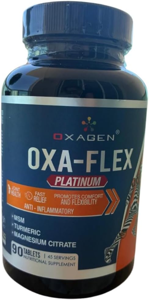 OXAFLEX PLATINUM - Magnesium Citrate, Curcuma Longa, MSM - 1 Tablet Daily Food Supplement - görsel 1