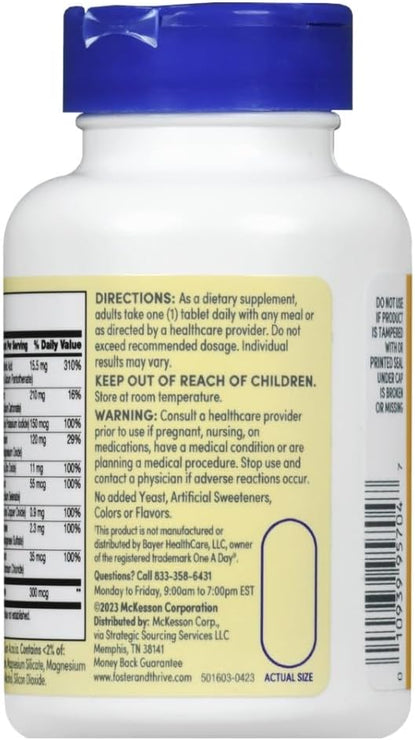 Foster & Thrive One Daily Women's Multivitamin Tablets, 100 Tablets