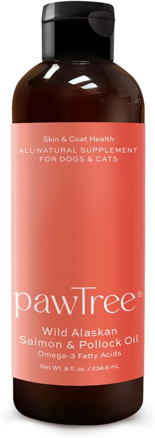 pawTree Salmon Oil for Dogs and Cats – Omega-3 & Omega-6 Supplement - görsel 6