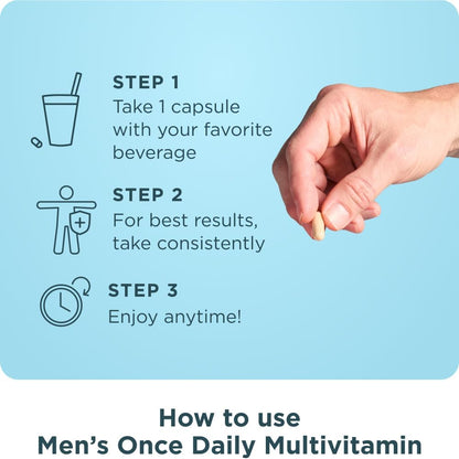Ancient Nutrition Men's 1-Day Multivitamin, 30 Tablets