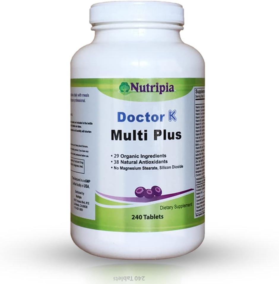 Nutipia Dr. K Multi Plus Multivitamin - 240 Tablets - görsel 1