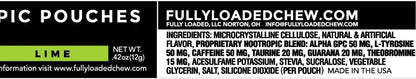 Fully Loaded Alpha Fuel Nootropic Pouches (Lime Fuel)