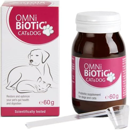 Omni-Biotic Probiotic Powder for Dogs and Cats – Gut Health
