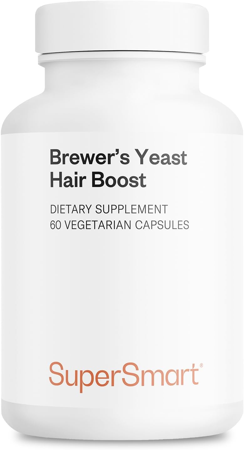 Brewer's Yeast Hair Boost - Advanced Formula with Biotin, Zinc & B6 - Hair Supplement, 60 Vegetarian Capsules - görsel 1