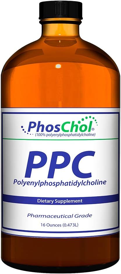 Nutrasal PhosChol PPC - Polyenyl Phosphatidylcholine Liquid Supplement - 480 ml (96 Servings)