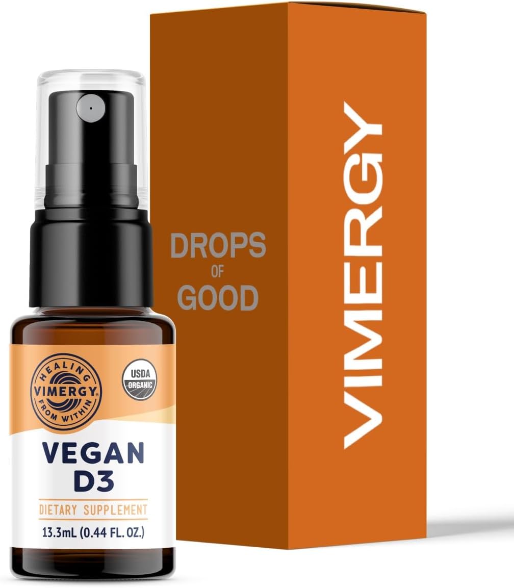 Vimergy Vegan D3 – Organic Liquid Vitamin D3 1000 IU, 96 Servings - görsel 1