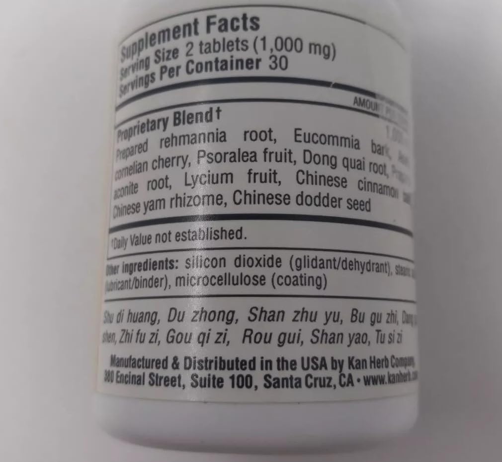 Kan Herb Essentials Eucommia and Rehmannia Combination - 300 Tablets - görsel 1