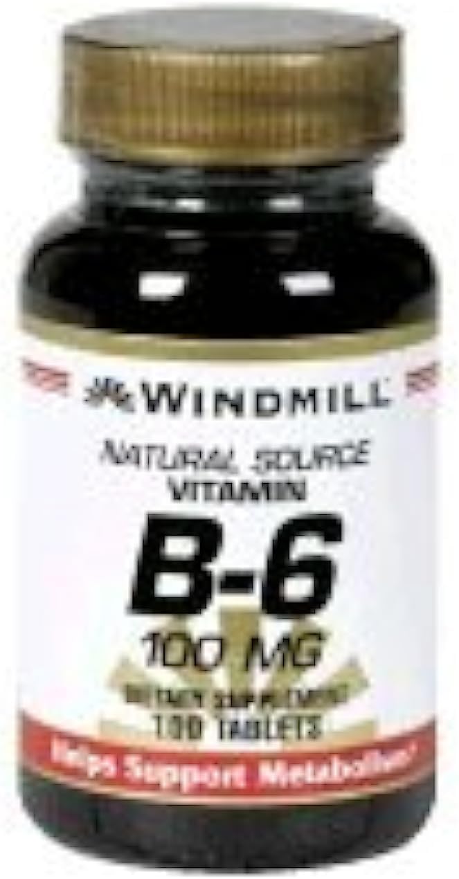 Windmill Vitamin B6 100 mg Tablets – 100 Tablets - görsel 1