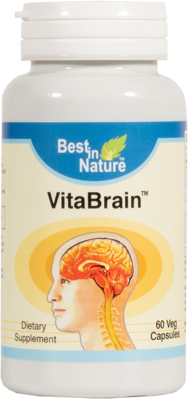 VitaBrain Brain Support Supplement (60 Capsules) - görsel 1