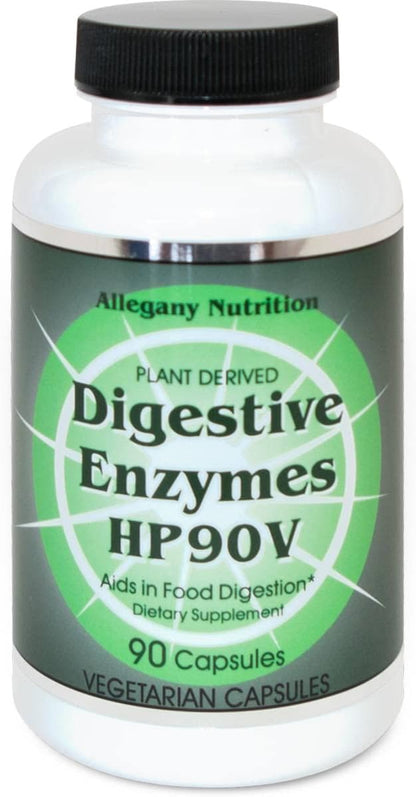 Allegany Nutrition HP90V - Multi-Enzyme Supplement, 90 Vegetarian Capsules