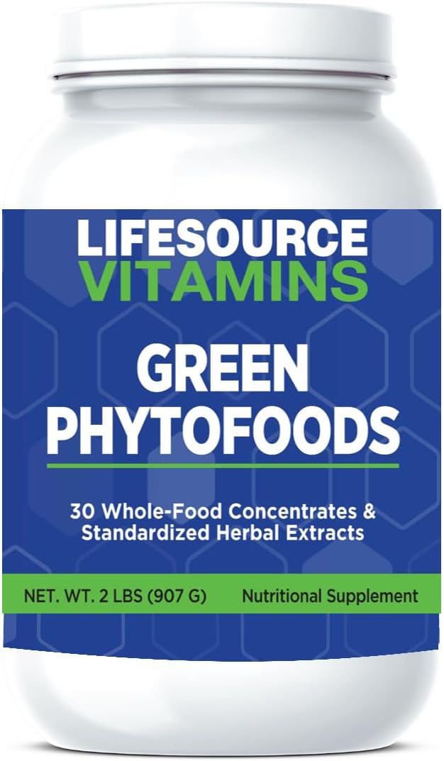 LifeSource Green Phyto Foods - Organic Superfood Powder (907 g) - görsel 1