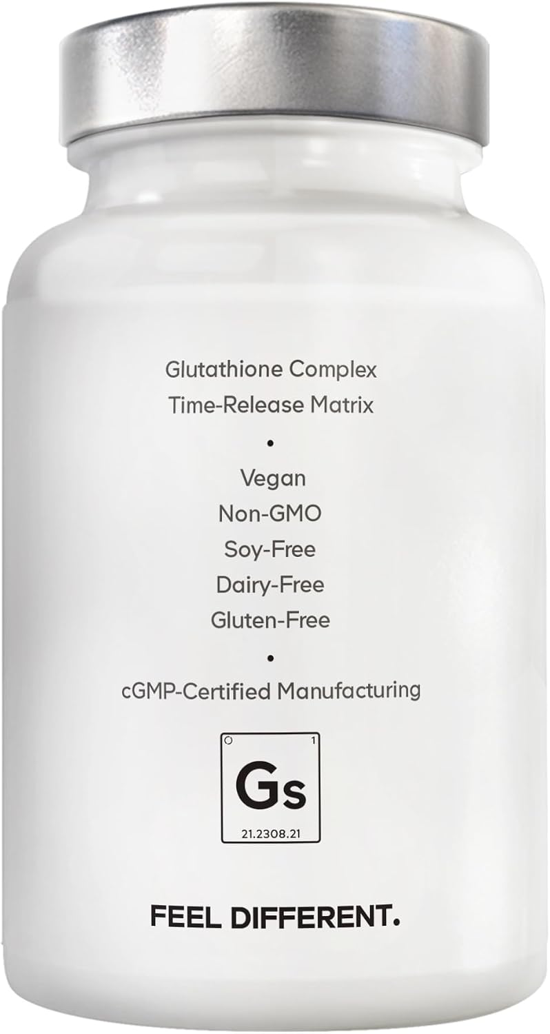 Amen Glutathione-SR+ Sustained-Release Glutathione Supplement – 60 Capsules - görsel 9