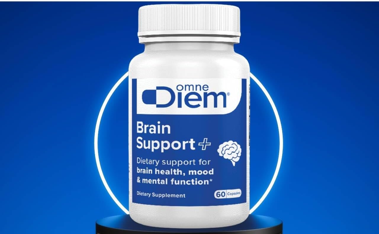 Omne Diem Brain Support with Cerenx and MecobalActive – Food Supplement for Brain Health, Mood & Mental Function (60 Capsules) - görsel 3