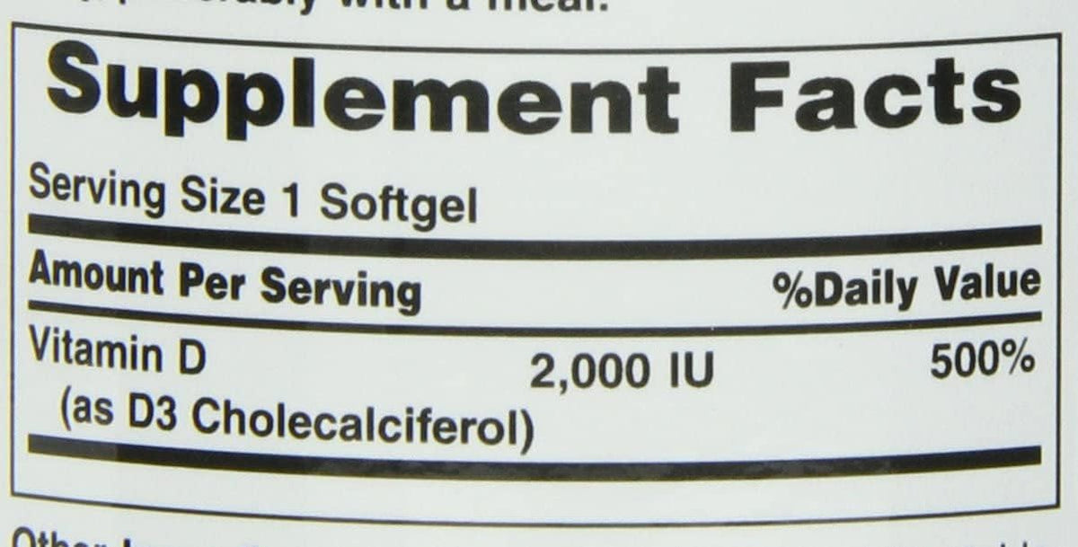 Nature's Bounty Vitamin D 2000 IU Softgels - görsel 5