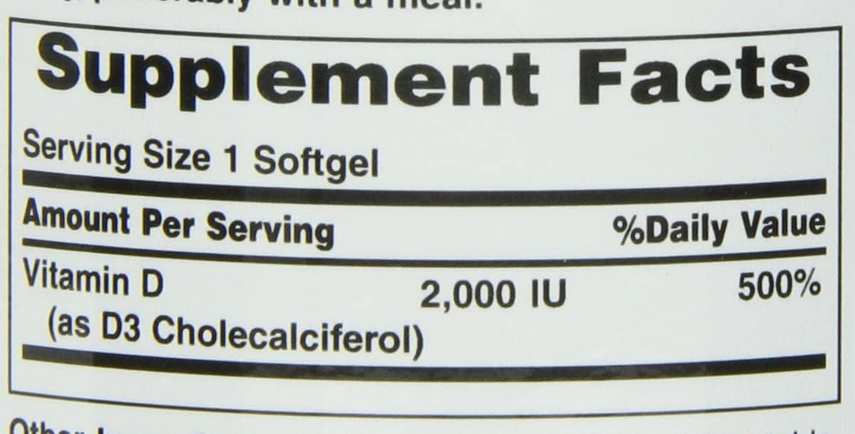 Nature's Bounty Vitamin D 2000 IU Softgels - görsel 5