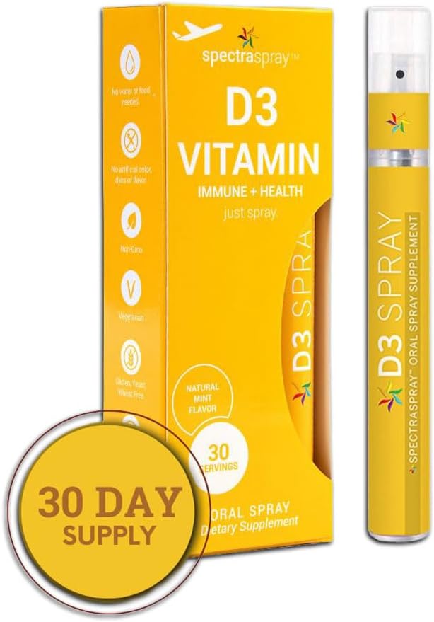 Spectraspray Vitamin D3 Oral Spray - 5000 IU, 30-Day Supply - görsel 2