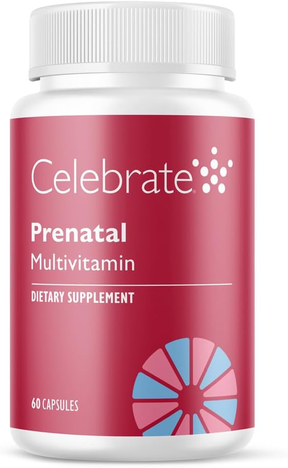 Celebrate Vitamins Bariatric Prenatal Multivitamin Capsules with Methylfolate, Iron, Iodine, and Choline – 60 Capsules - görsel 1
