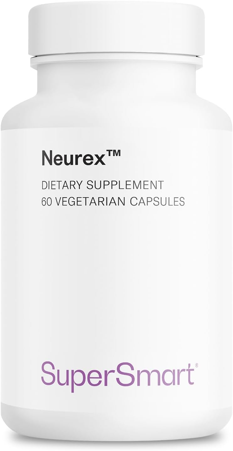 Supersmart Neurex – Brain Supplement for Memory & Cognitive Processing | Non-GMO & Gluten-free – 60 Vegetarian Capsules - görsel 1