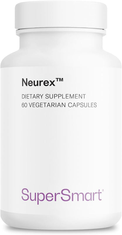 Supersmart Neurex – Brain Supplement for Memory & Cognitive Processing | Non-GMO & Gluten-free – 60 Vegetarian Capsules