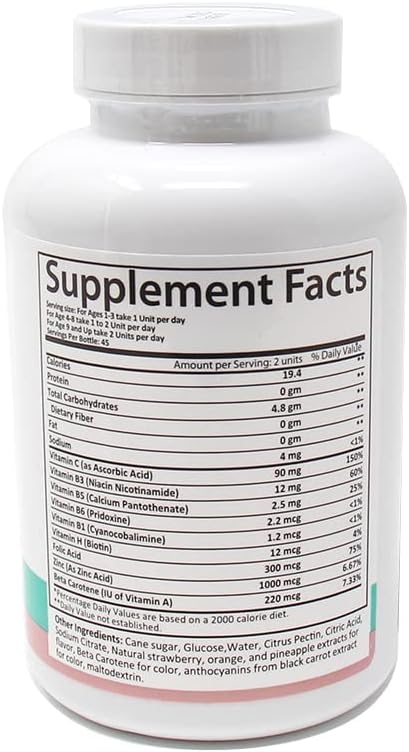 Carson Life Kids Multivitamin Gummies – 2 Pack (180 Gummies)