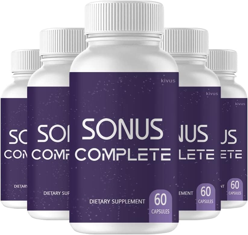 Sonus Complete - Tinnitus Support Supplement (5 Pack, 300 Capsules) - görsel 1