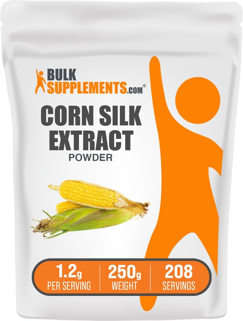 BulkSupplements Corn Silk Extract Powder - Vegan & Gluten-free, 1.2g per Serving, 1kg - görsel 8
