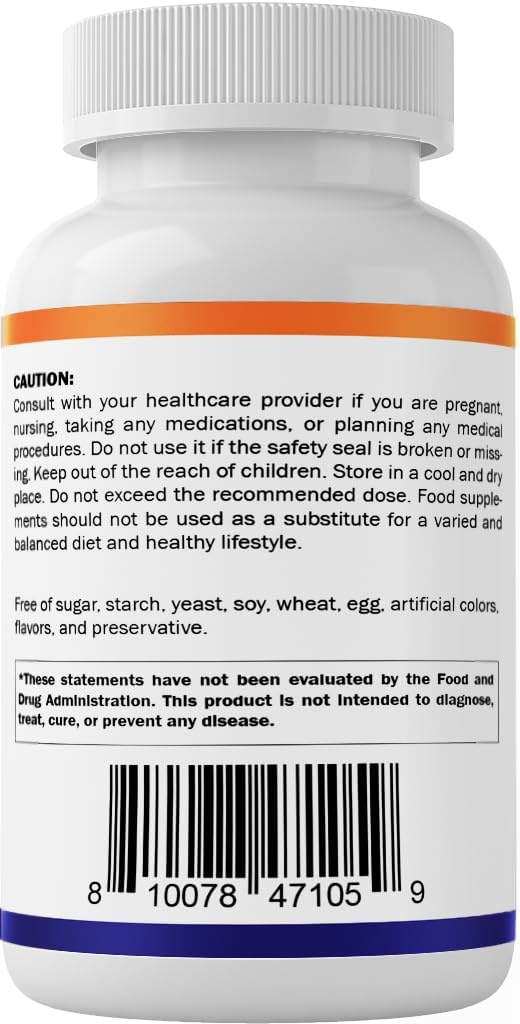 Vitamatic Apigenin 50mg - 120 Vegetarian Capsules (Pack of 2, 240 Total) - görsel 6